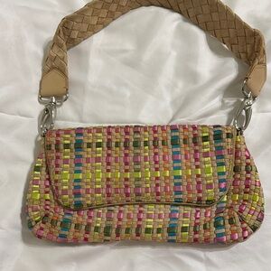 Multicolor Woven Women's Bag